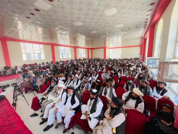 لوګر ولايت کې د عامو خلکو او مسؤلينو ترمنځ يوه پراخه ولسي غونډه ترسره شوه