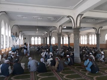 د جوزجان ولایت په خانقاه ولسوالۍ کې ولسي غونډه جوړه شوه