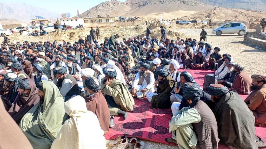 د زابل په مېزانه ولسوالي کې د اسلامي اخوت او ولسي ستونزو د اورېدو غونډه