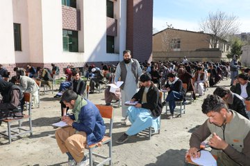 د بایزید روښان انستیتیوت کانکور ازموینه واخیستل شوه