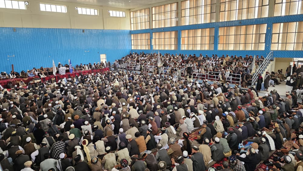 وزیر امور سرحدات، اقوام و قبایل، نشست بزرگی را با مردم عام  و مسئولین در ولایت تخار برگزار نمود