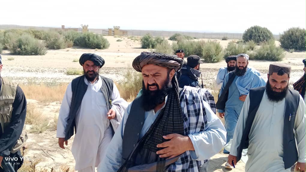 د سرحدي پلټنو مرستیال د زابل شملزو  له بادیني بندر له چارو لیدنه وکړه